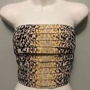 Cheetah print crop top